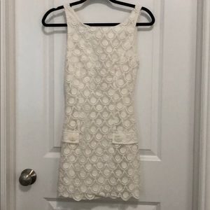 bebe Ivory Mini Dress